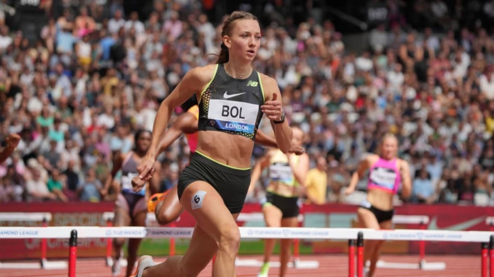 Femke Bol&#39;s Mickey Mouse voice goes viral after destroying Team USA