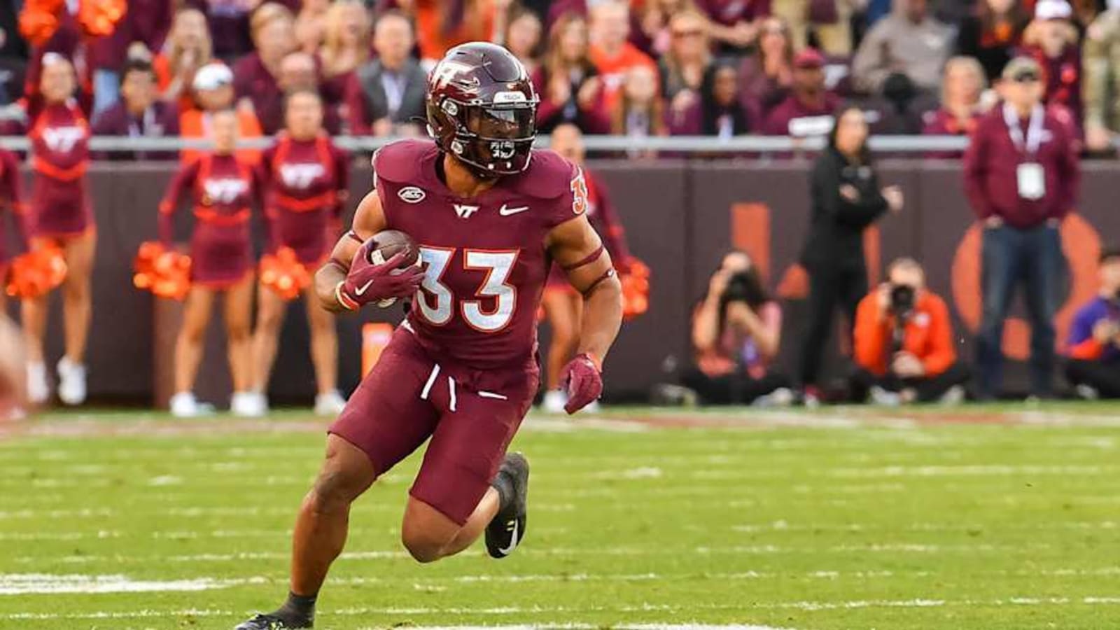 NFL Combine Results- Virginia Tech Running Back Bhayshul Tuten
