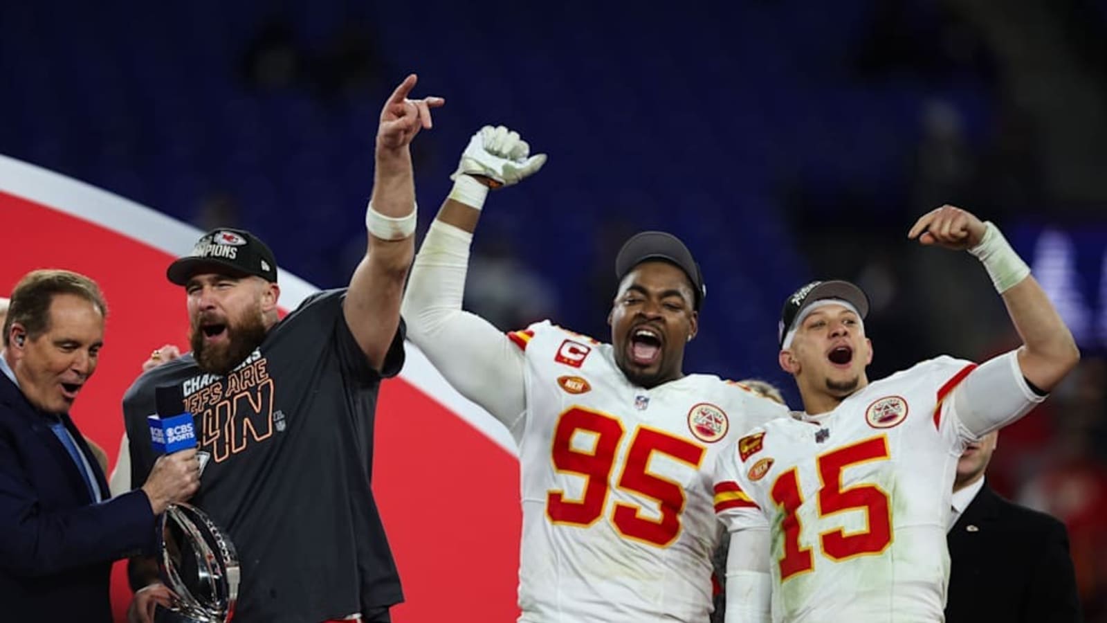 Chiefs create requisite cap space with restructures for Patrick Mahomes, Chris Jones