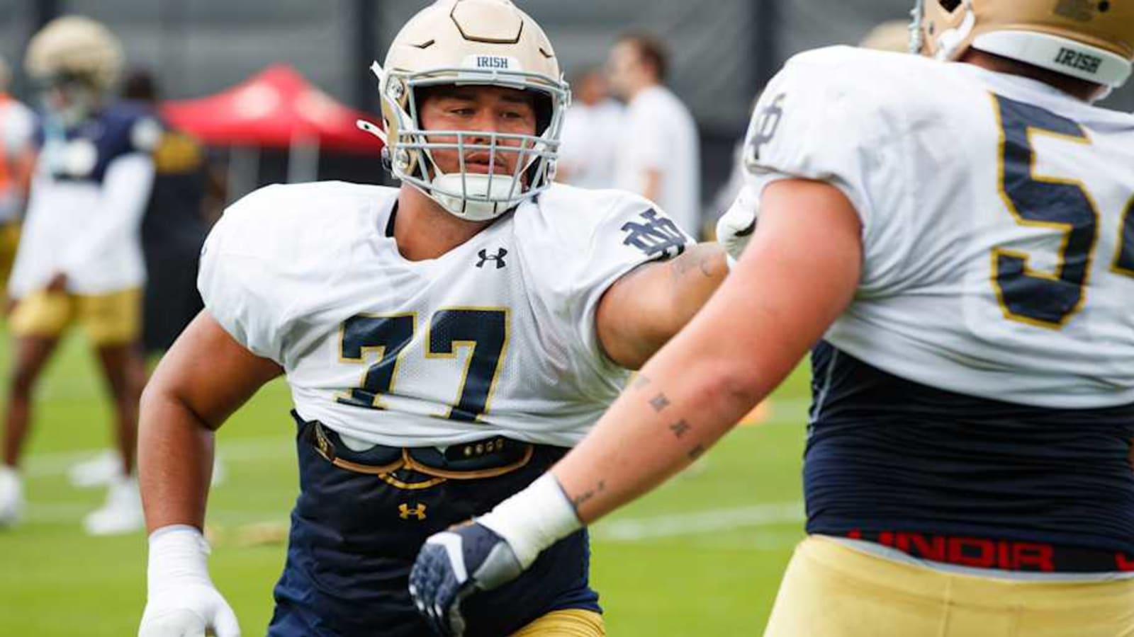 TRANSFER PORTAL: Notre Dame Offensive Lineman Ty Chan Commits To UConn Huskies