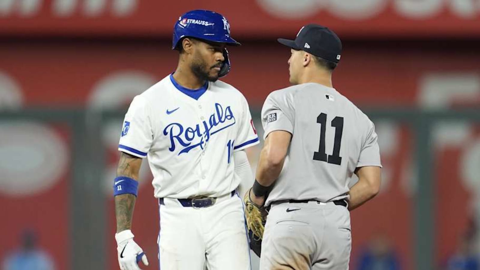 Benches Clear Between Yankees, Royals in Game 4 of ALDS