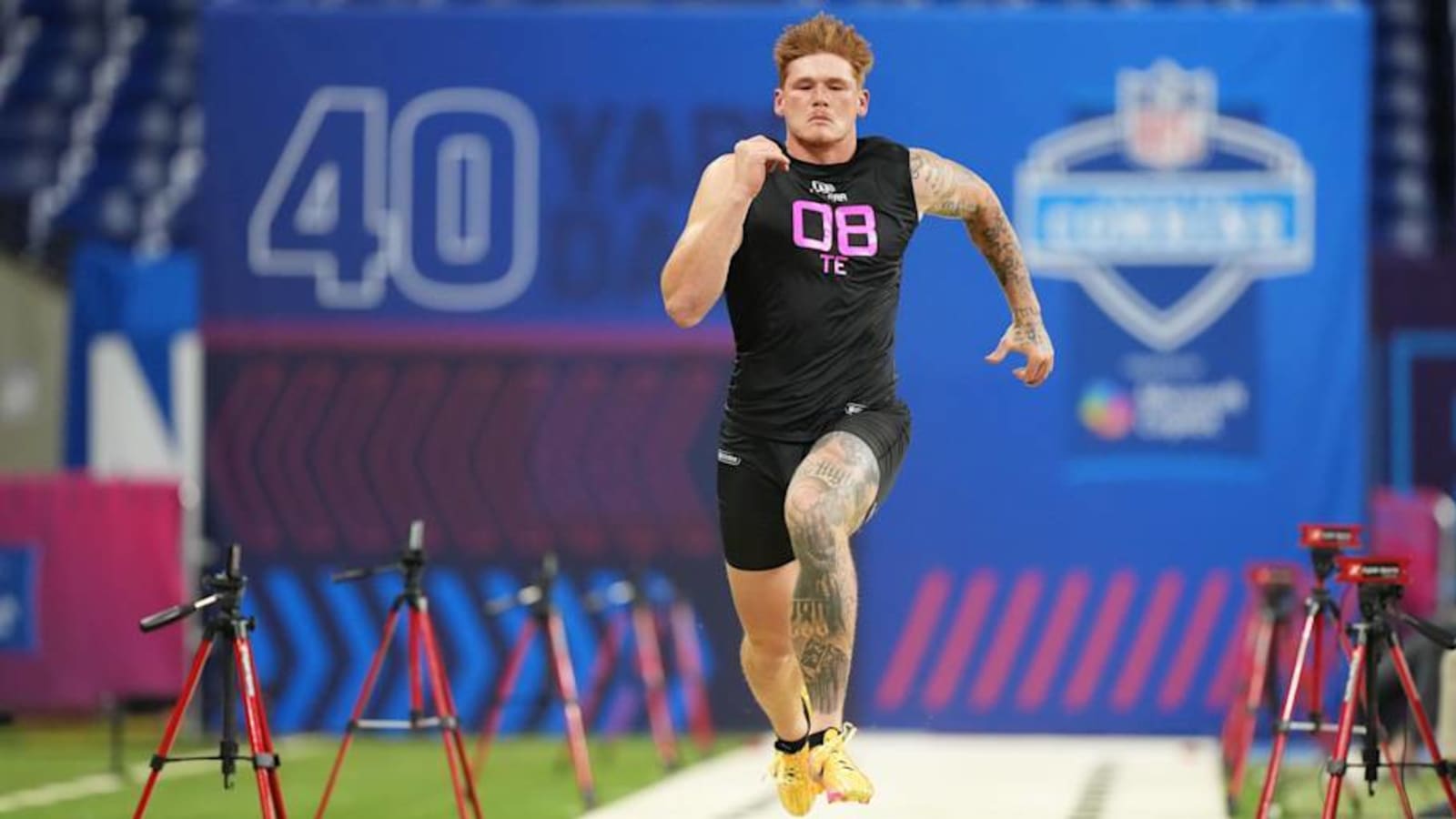 Former Bo Nix Weapon Was the Fastest TE at the NFL Combine