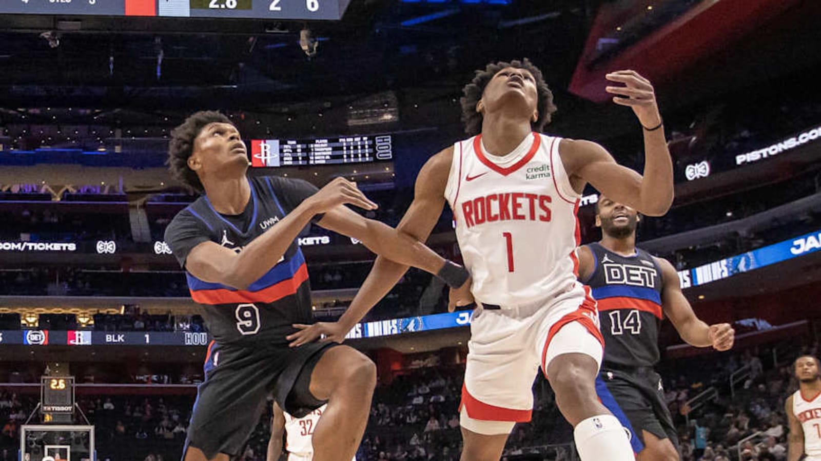 Why Rockets&#39; Amen Thompson Won&#39;t Face Pistons Twin Ausar