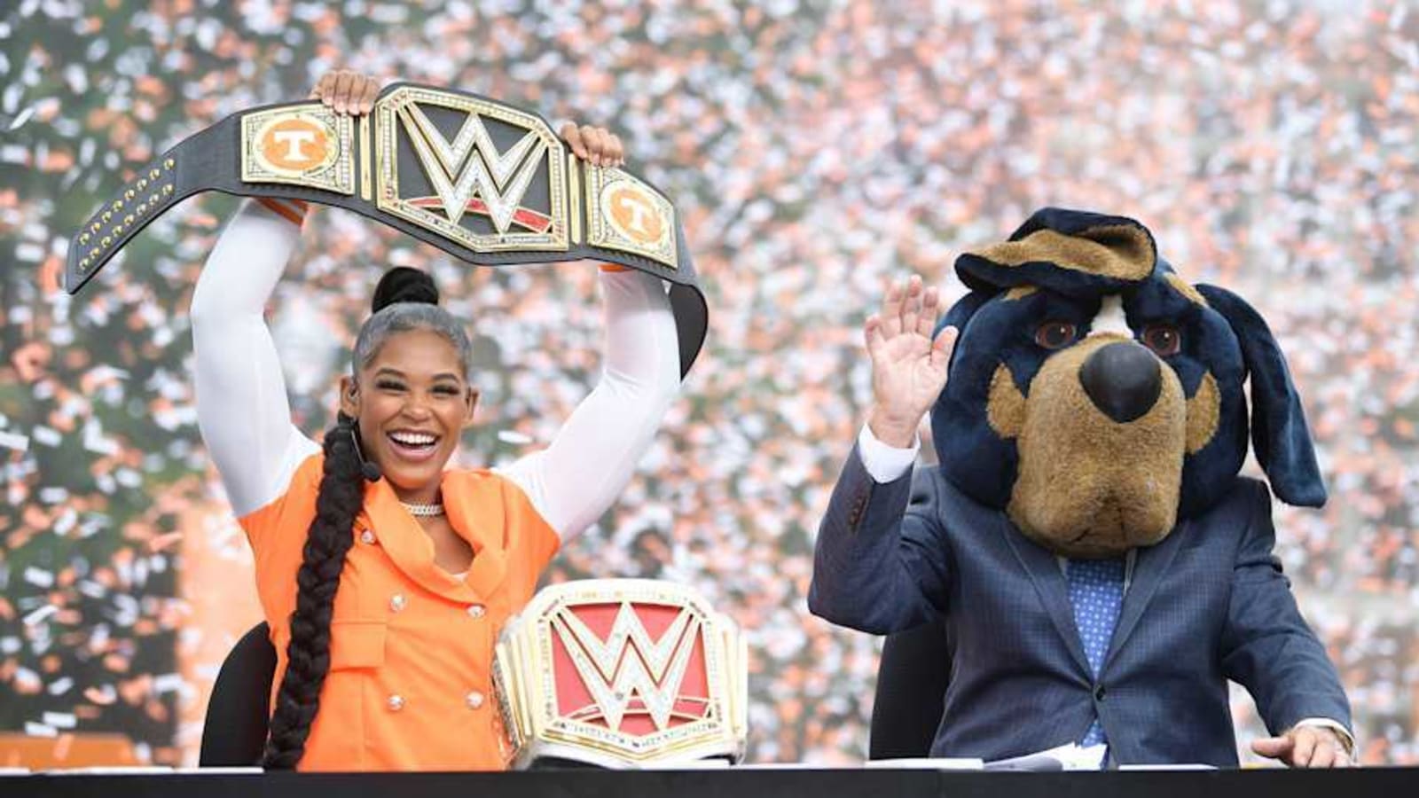 Former Tennessee Volunteers Track and Field Star Bianca Belair Wins Shot to Fight For WWE Women&#39;s Championship