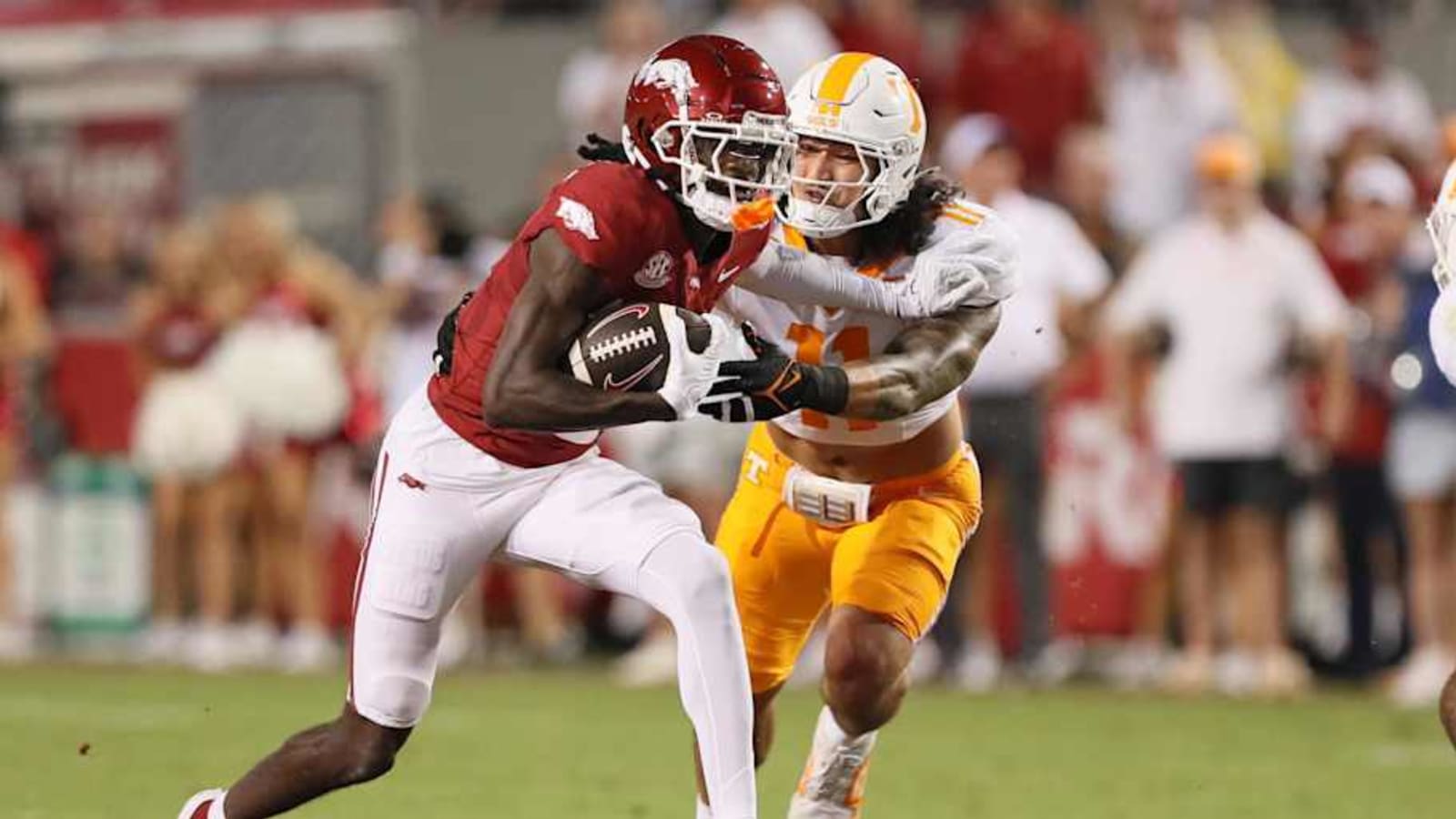 Tennessee Volunteers Defensive Grade Report vs Arkansas