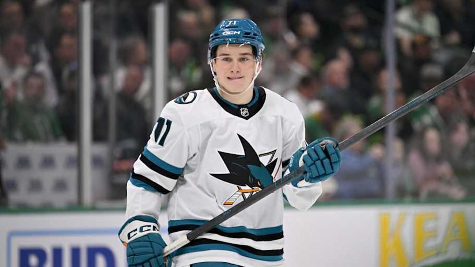 Sharks Rookie Hilariously Reacts to First Star Honors