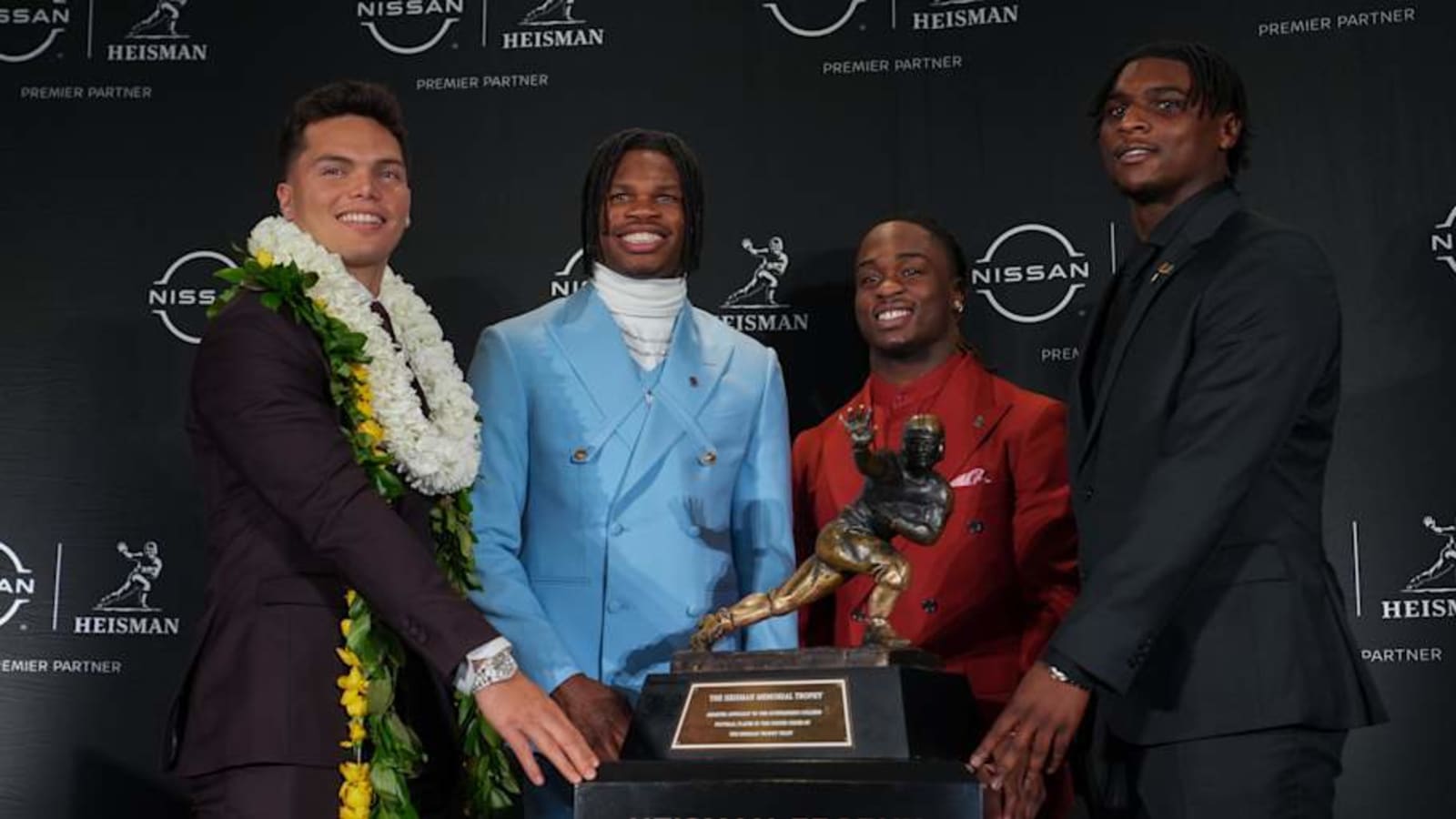 Heisman Trophy Ceremony: Travis Hunter, Ashton Jeanty, Dillon Gabriel, Cam Ward Arrive