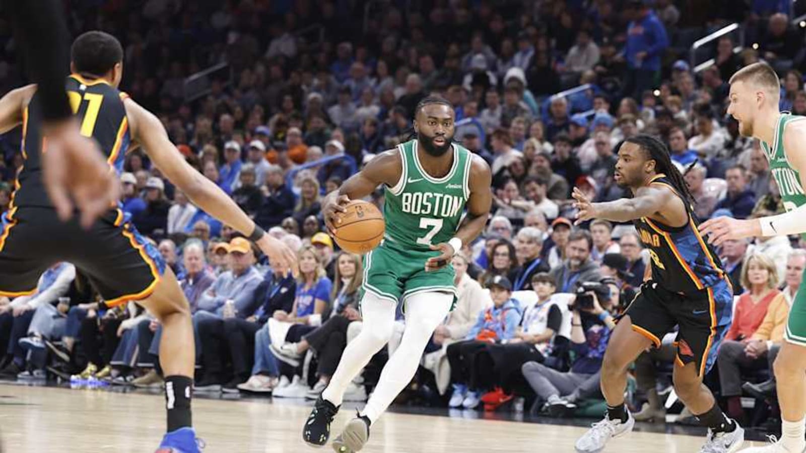 How OKC Thunder Cooled Off Jaylen Brown, Boston Celtics