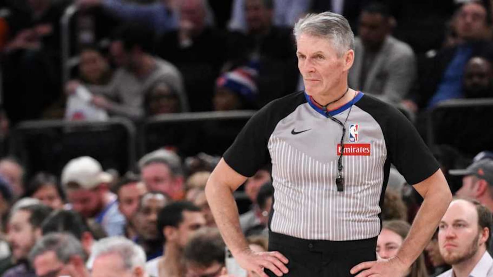 Veteran Referee Injured in Knicks&#39; Win Over Heat