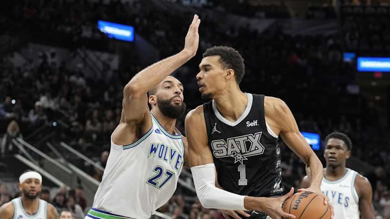 Victor Wembanyama&#39;s Move On Rudy Gobert Went Viral In Timberwolves-Spurs Game
