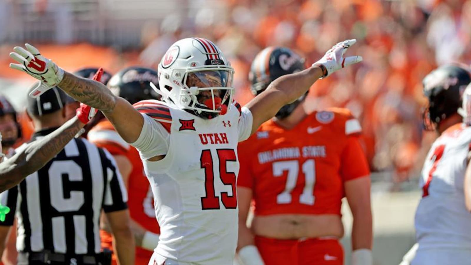 Watch: Utah&#39;s Tao Johnson first career interception vs. Arizona