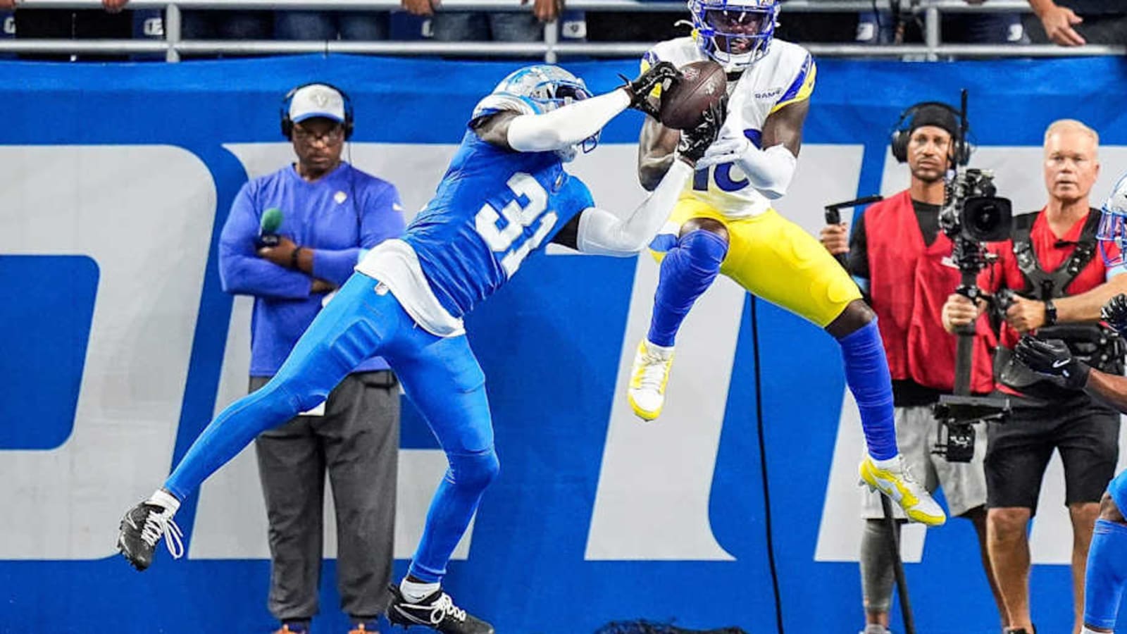 Lions safety Kerby Joseph said he keeps every interception ball, except one
