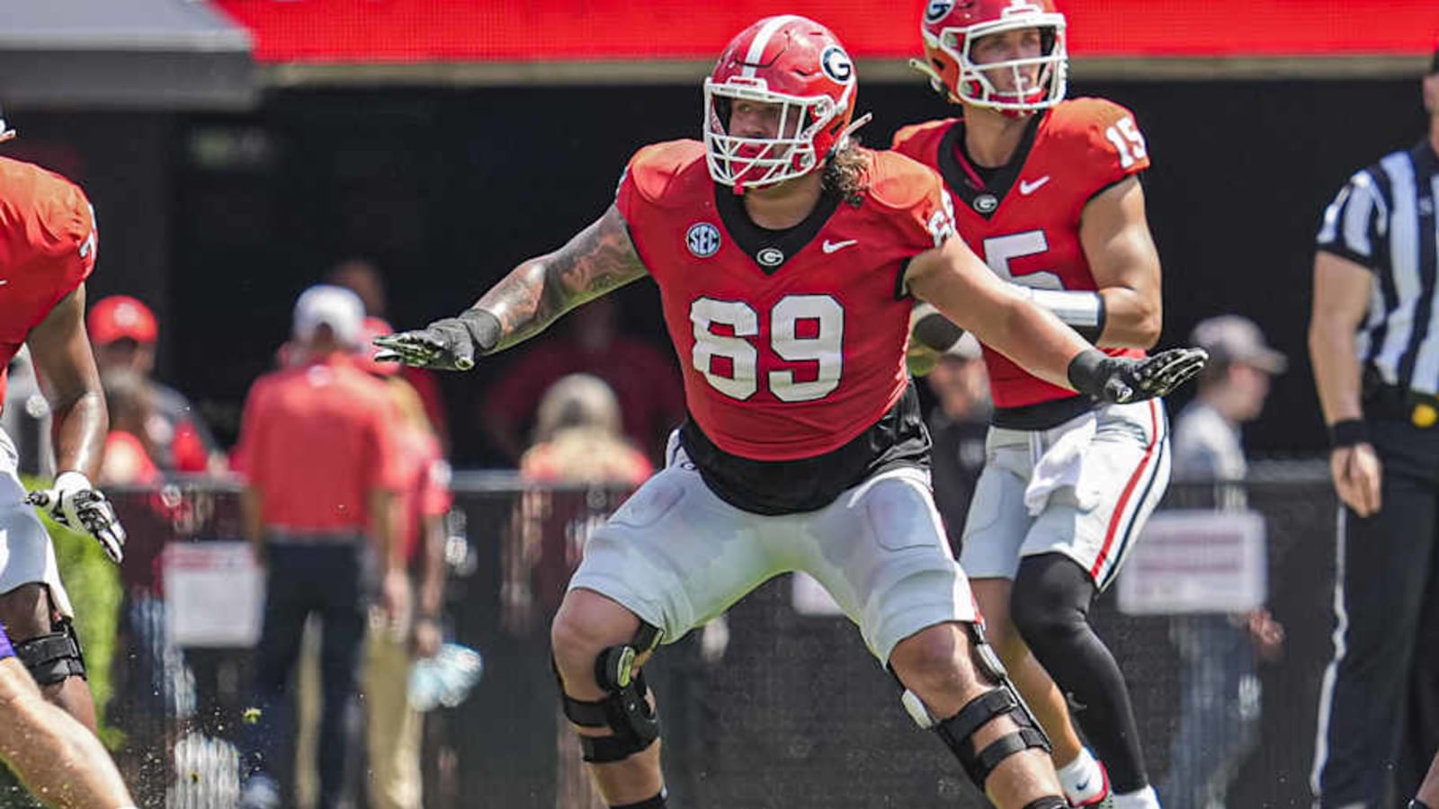 40-Yard Dash Results: Georgia Bulldogs Offensive Lineman Tate Ratledge