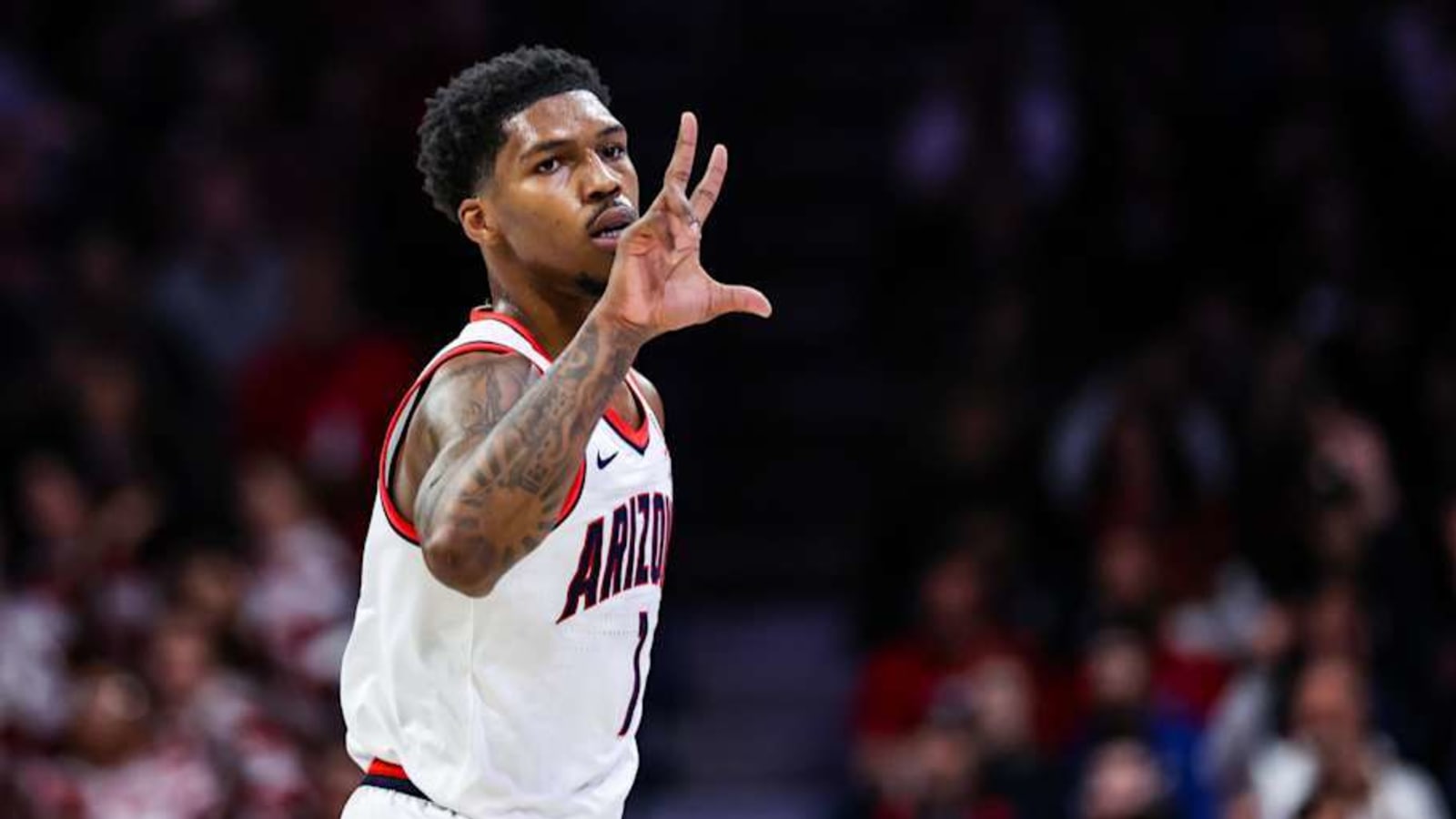 Caleb Love drains impossible halfcourt shot at buzzer to send Arizona-Iowa State to overtime