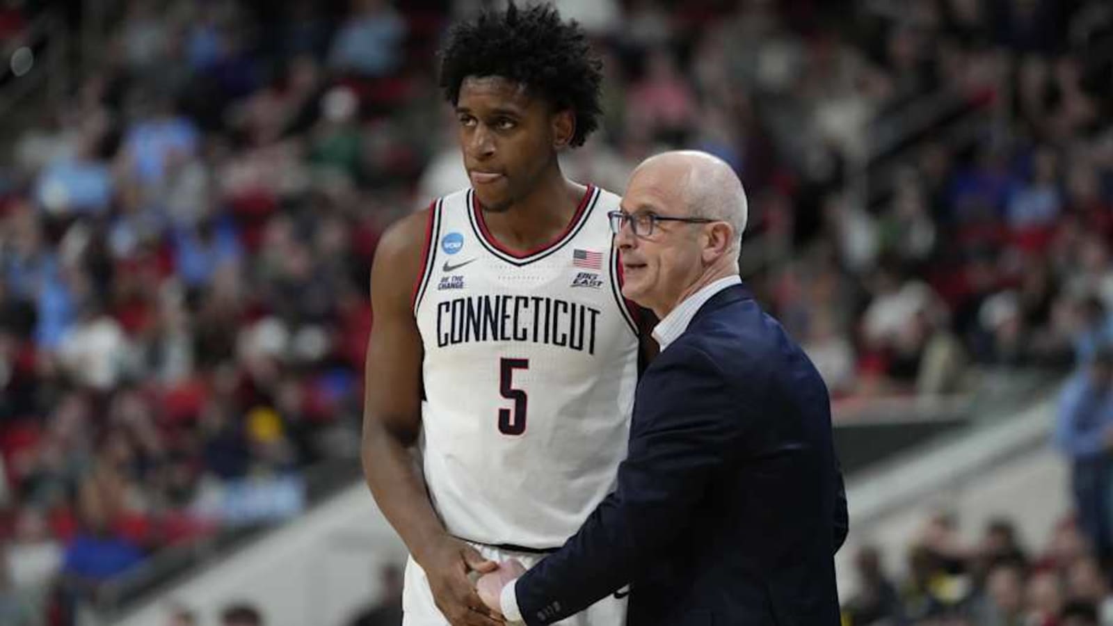 UConn Basketball Coach Won&#39;t Wear Hurricanes Jersey