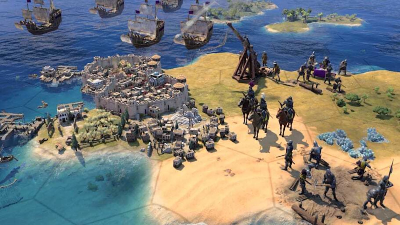 Civ 7 features proper urban warfare with cities needing to be stormed district by district