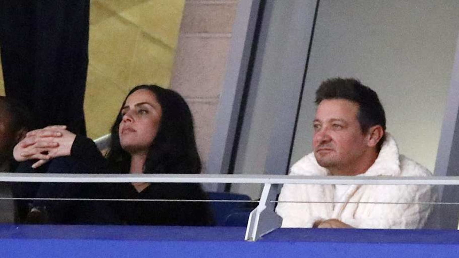 Jeremy Renner Attends Pitt Basketball Game