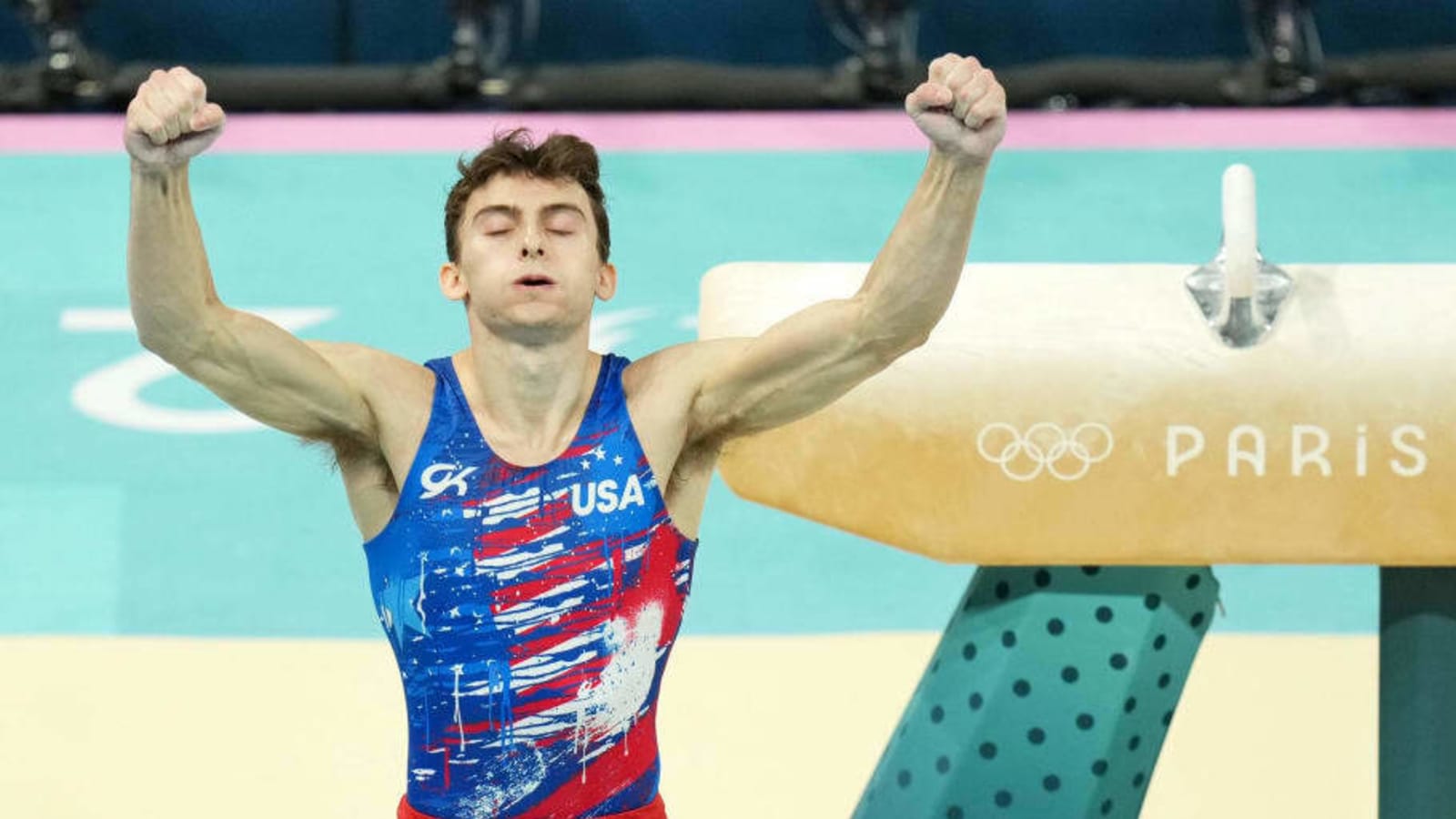 The reason Team USA gymnast Stephen Nedoroscik doesn&#39;t need glasses during pommel horse routine