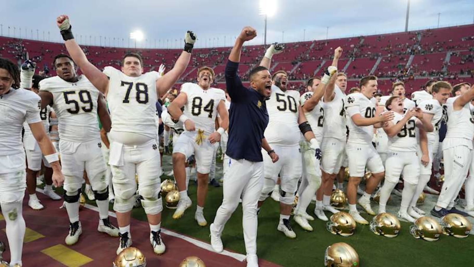 Social Media Reactions Pour in After Notre Dame Clinches Playoff Spot with USC Win