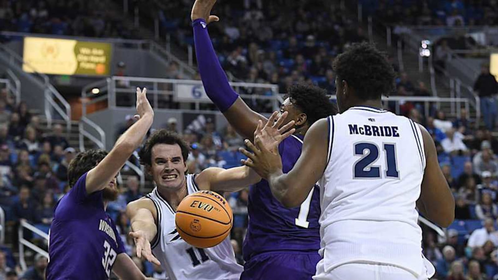 Huskies Return to Action, Try to Put Big Men Off Nights Behind Them
