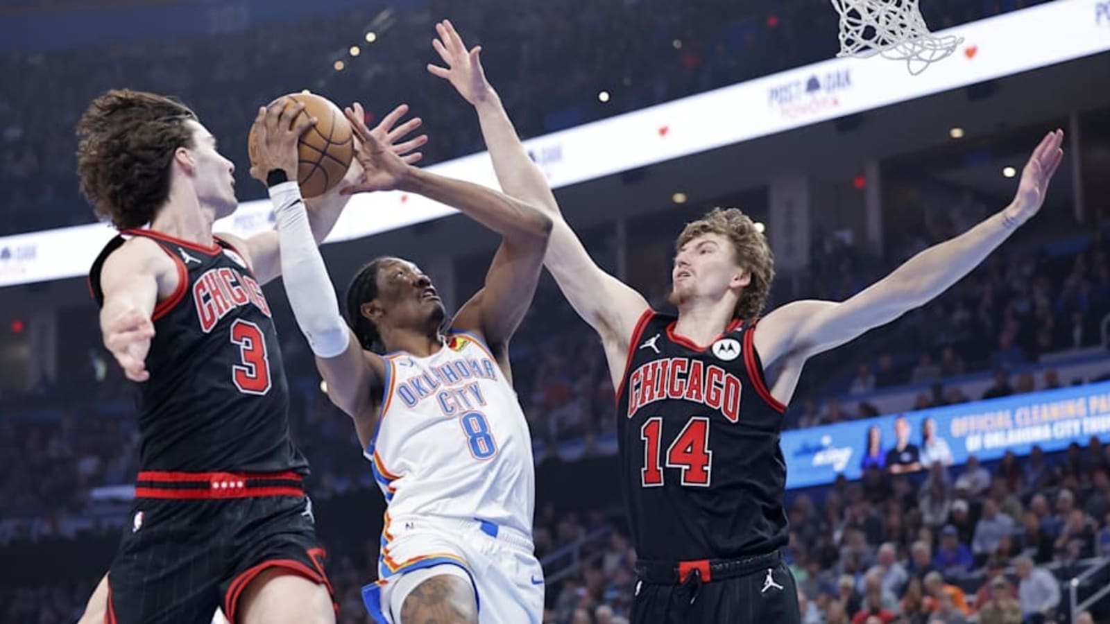 OKC Thunder Stampede Chicago Bulls 145-117