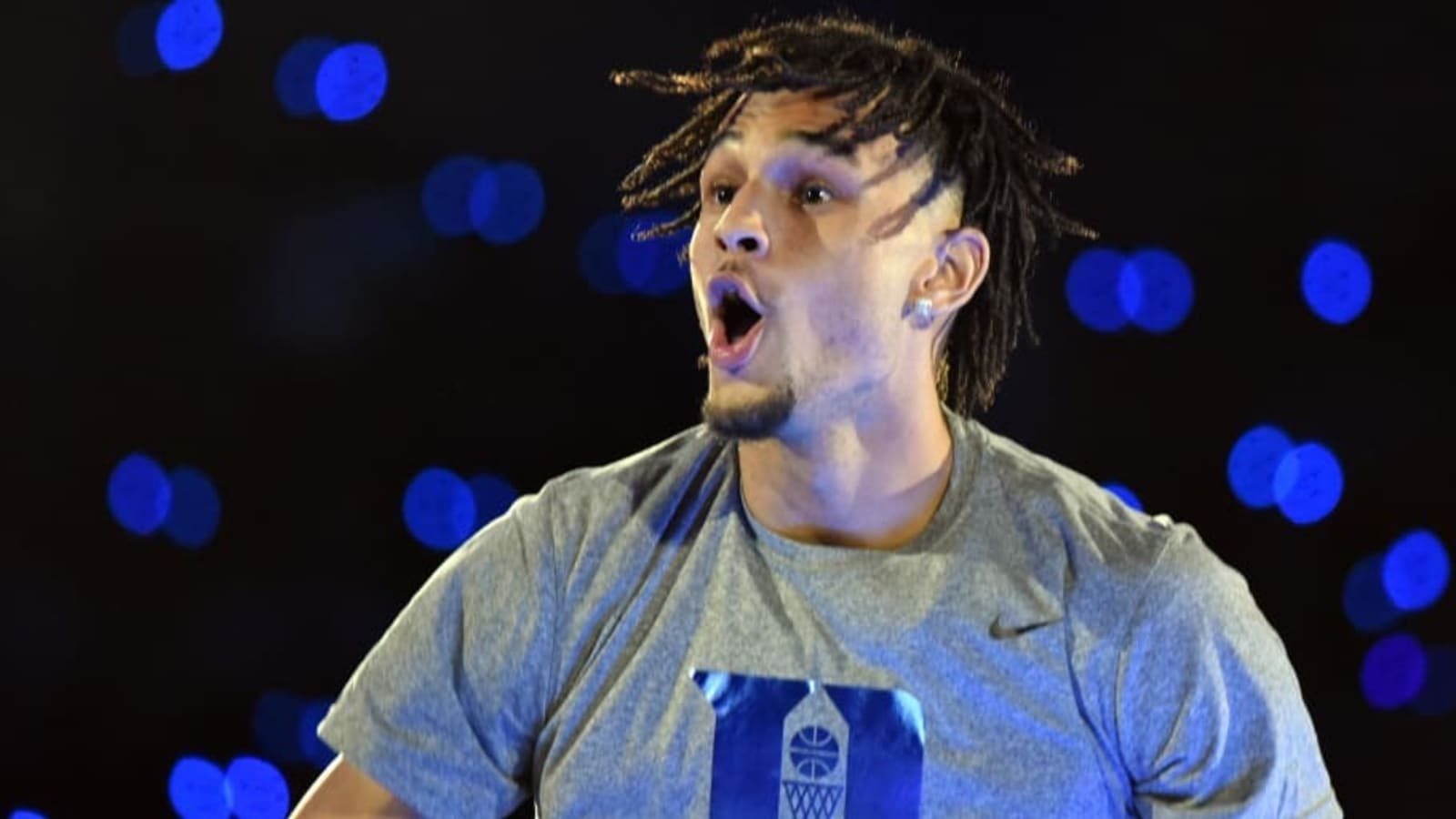 Former Duke Basketball Big Man Enlivens Campus During Visit