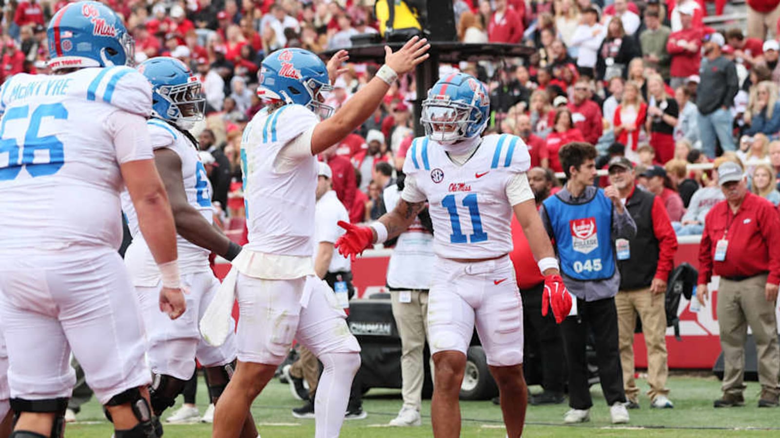 Record-Setting Day Gives Ole Miss Football Huge Win Over Arkansas