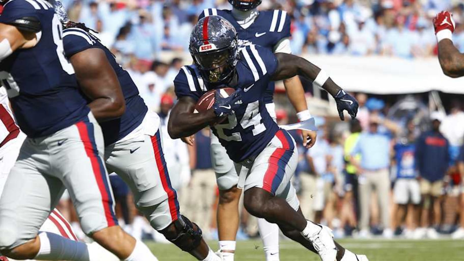 Watch: Ulysses Bentley Scores 89-Yard Rushing TD, Gives Ole Miss Lead in Egg Bowl
