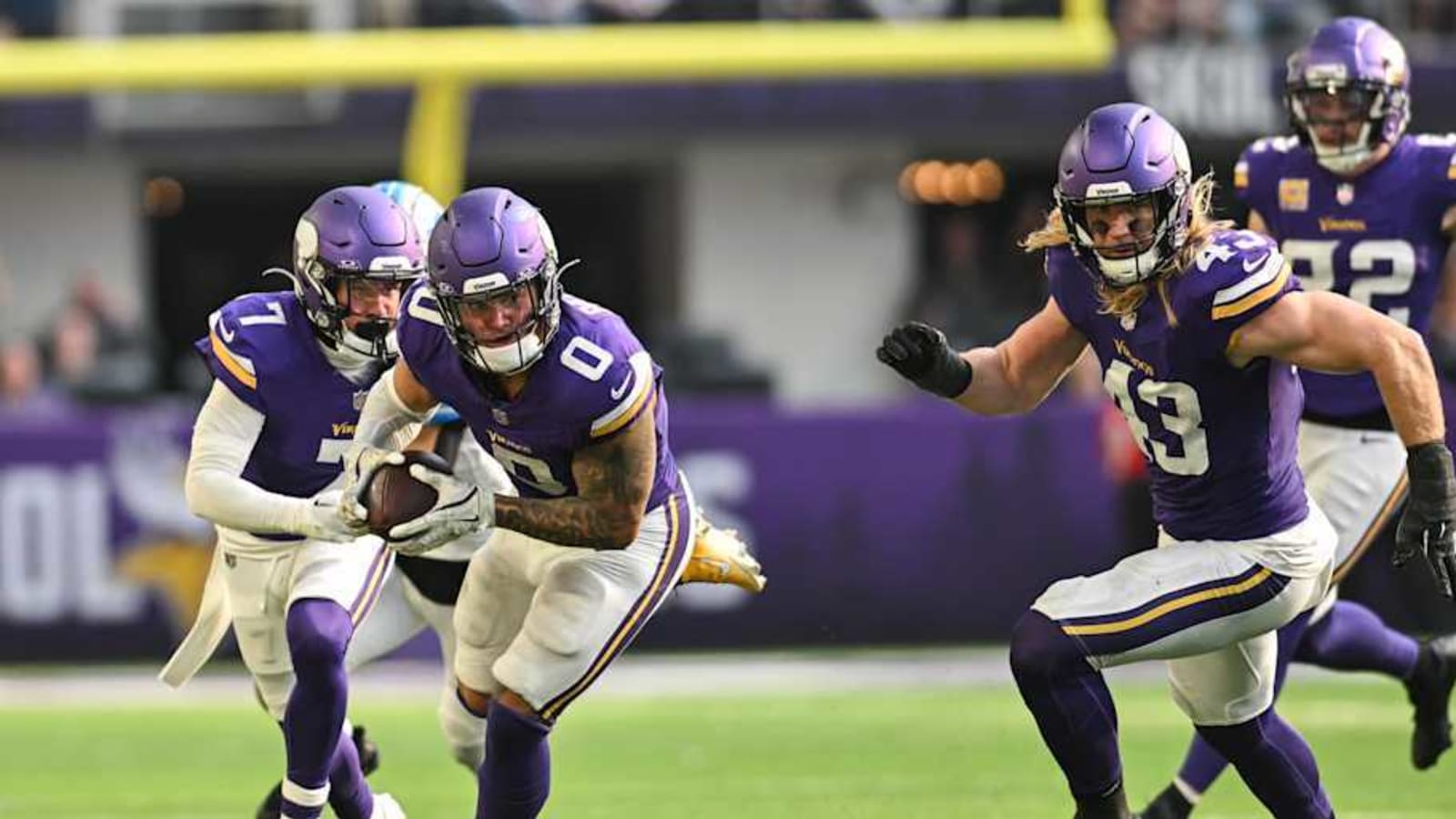Vikings snap counts and notable PFF grades from Week 7 loss against Lions