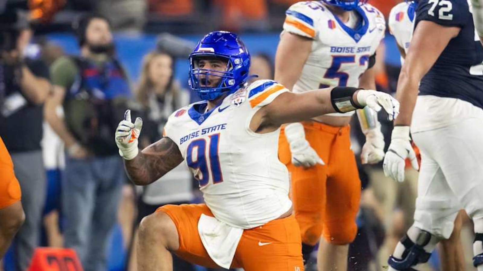 Watch: Boise State DE Ahmed Hassanein Raves About Rams Legend Aaron Donald