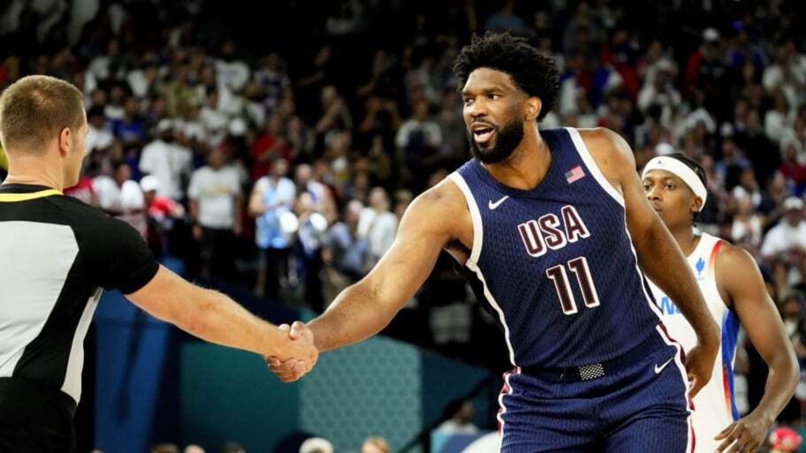 Sixers’ Joel Embiid Gifted With Unique Sneakers After Gold Medal Win