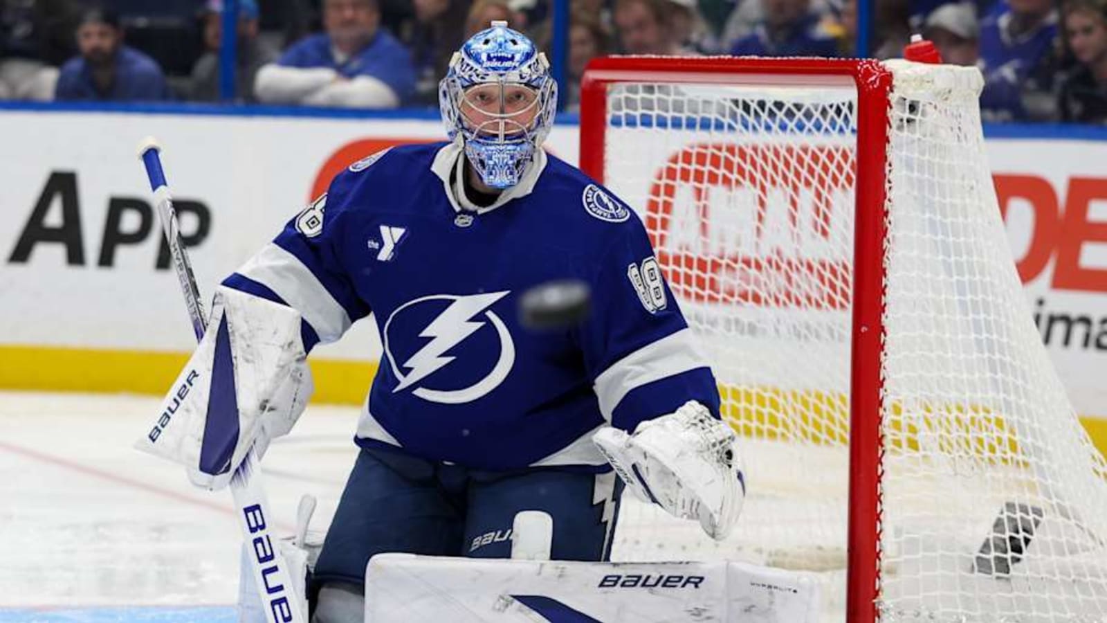 Lightning Goaltender Named First Star of Week