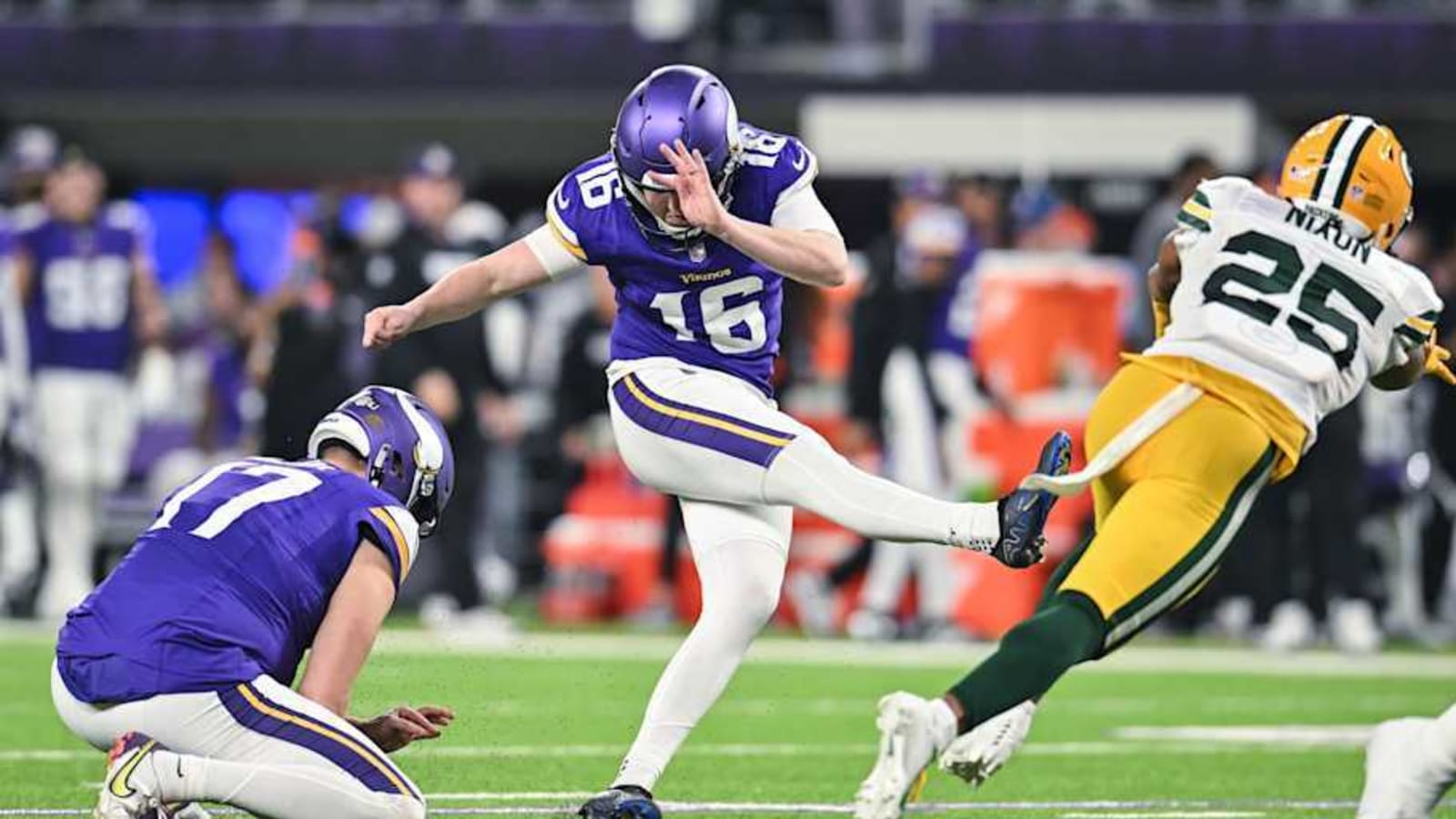 Vikings remain confident in Will Reichard despite misses against Packers
