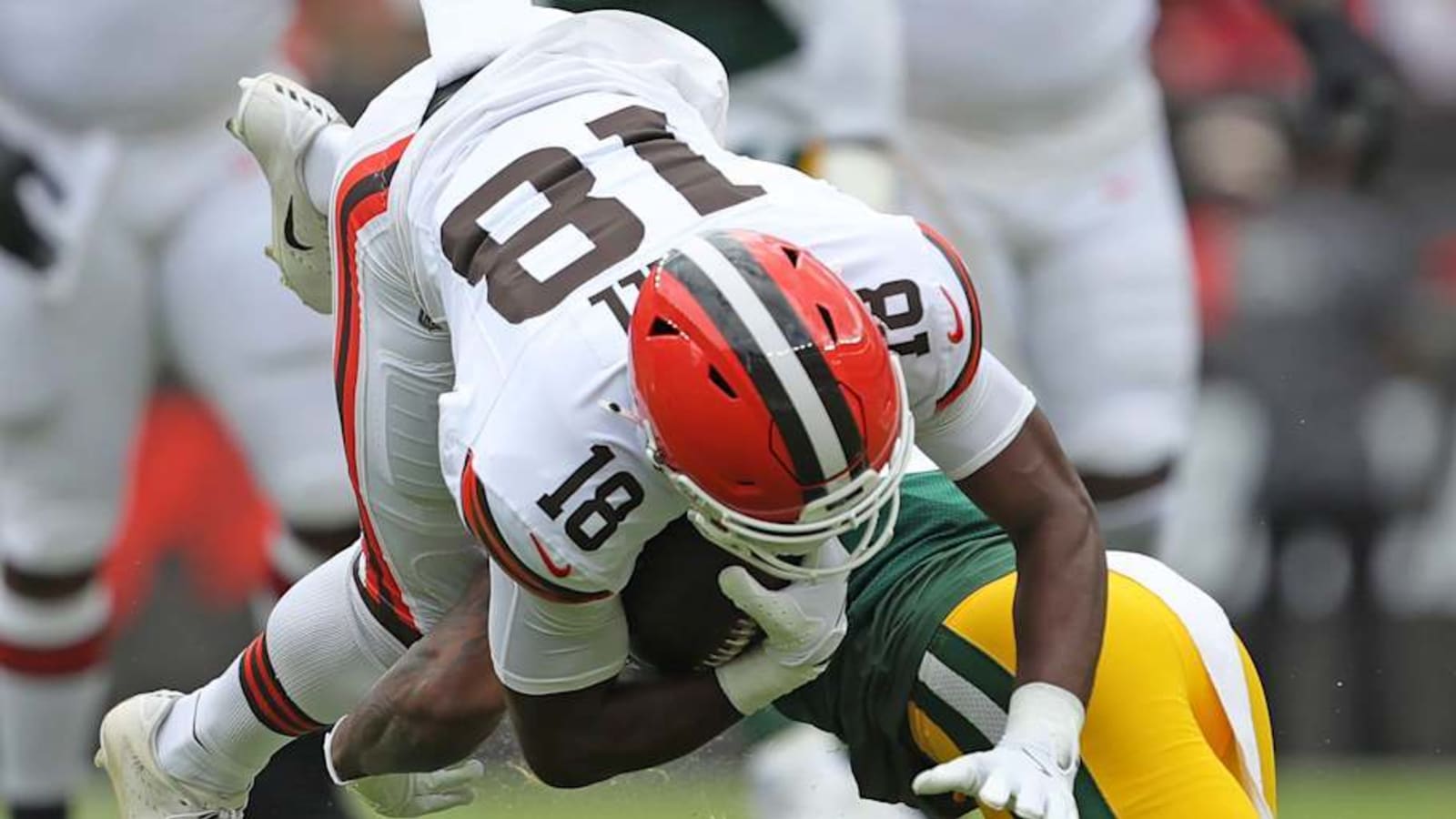 Cleveland Browns Young Receiver Carted Off vs. Jacksonville