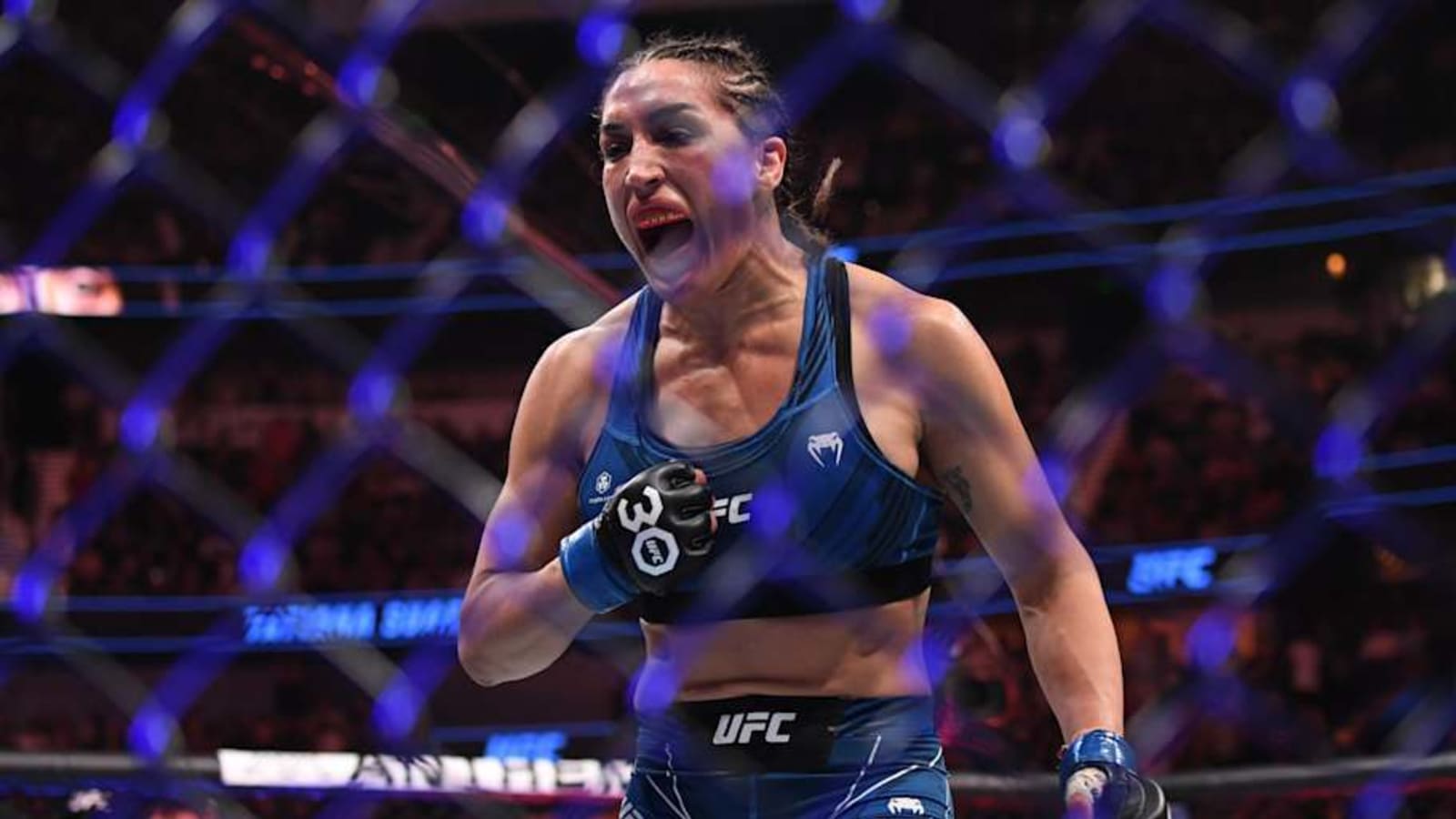 Tatiana Suarez shares brutal battle scar from Zhang Weili fight