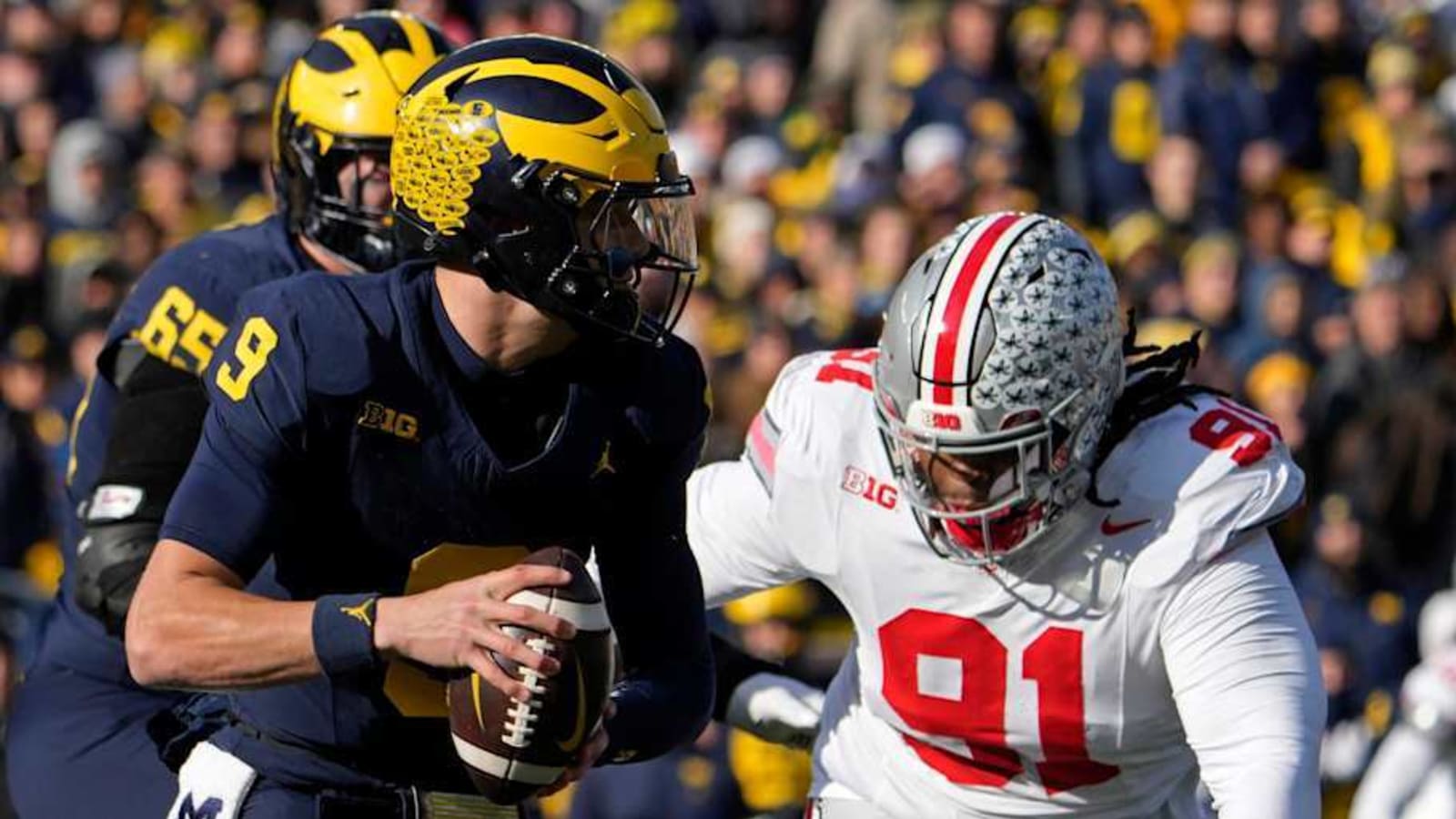 J.J. McCarthy still embracing rivalry with Ohio State