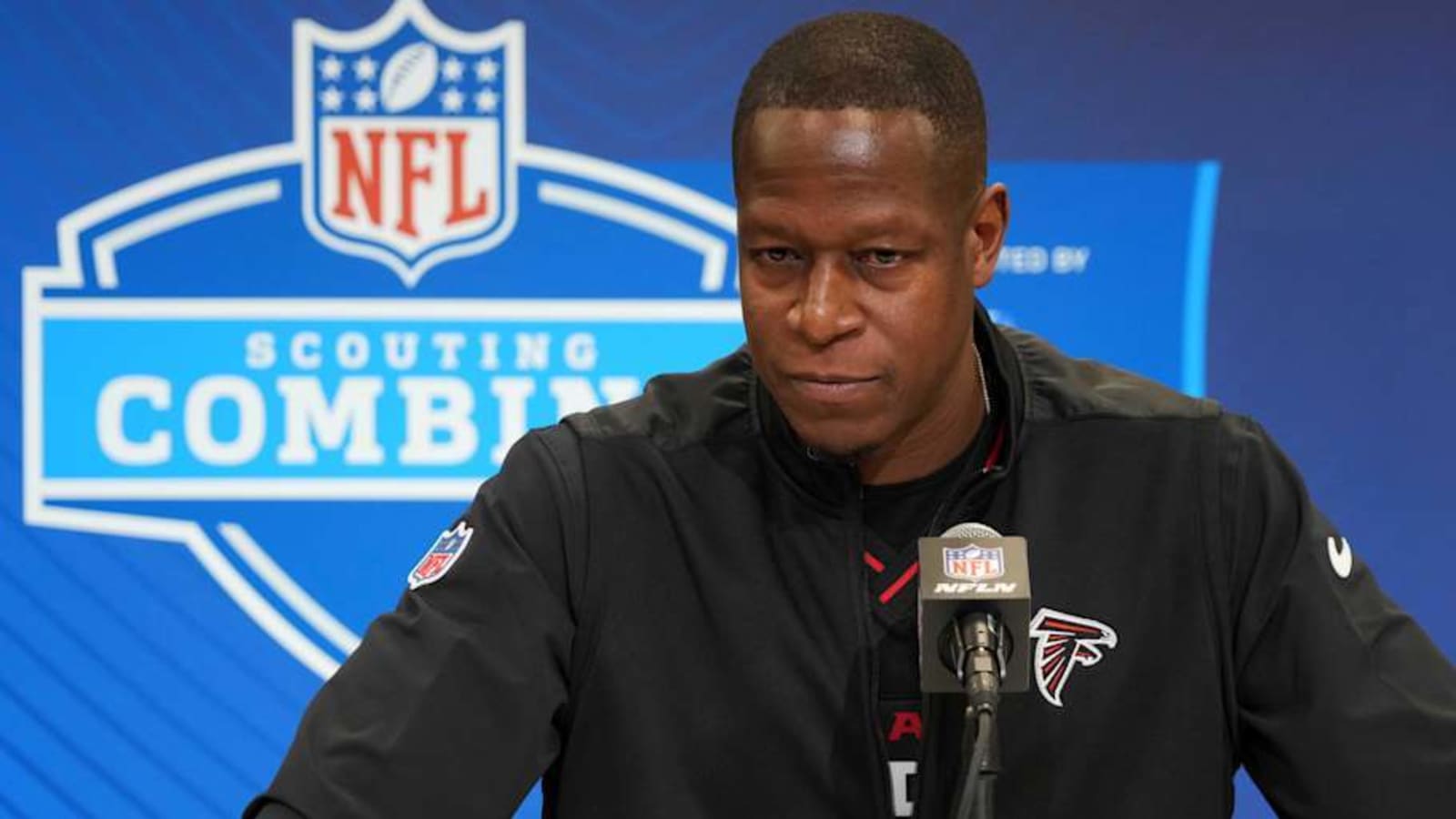 Falcons Coach Raheem Morris Eyeing Pass Rushers on Pro Day Circuit