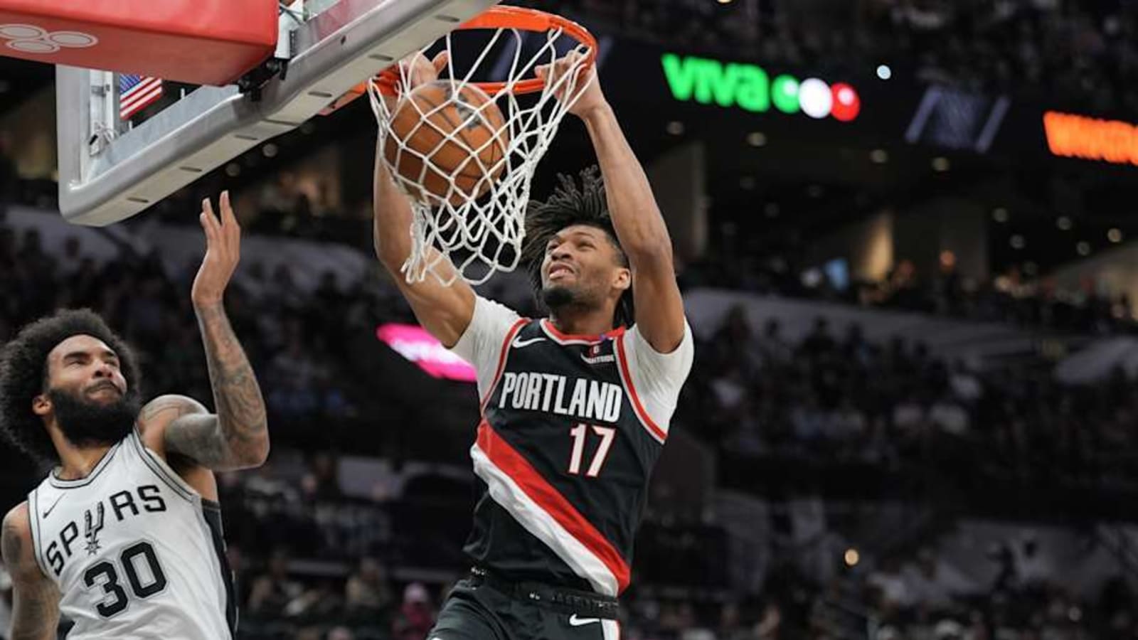 Watch Ridiculous Dunk Highlight Package From Blazers Guard Shaedon Sharpe