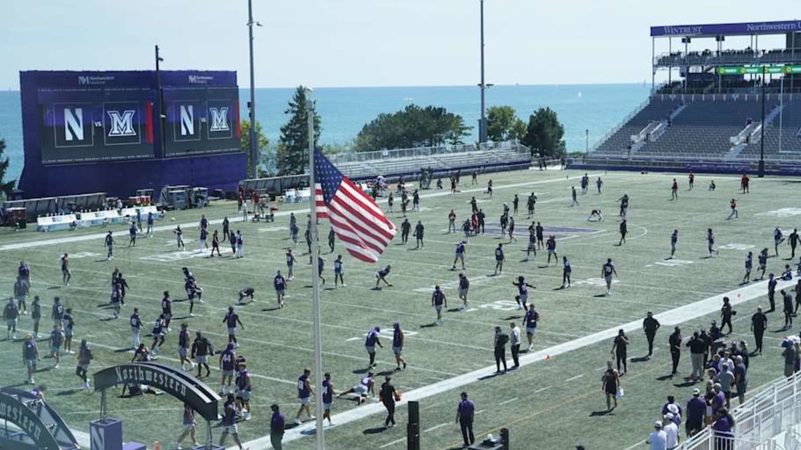 &#39;We&#39;ll play in a parking lot&#39;: Fickell not concerned with Northwestern&#39;s stadium