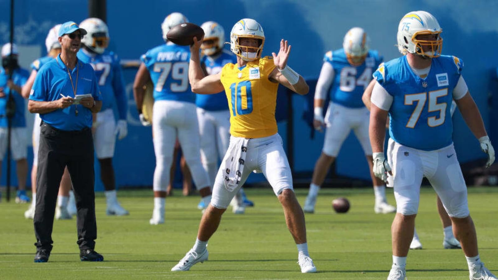 Chargers Players Unavailable For Full Pads Practice