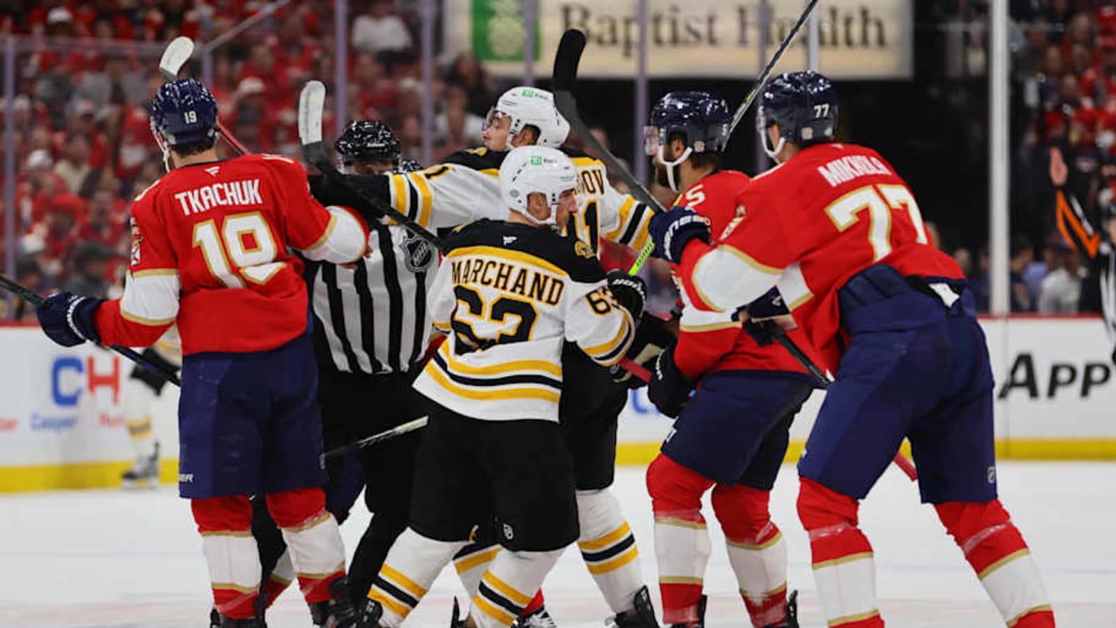 Panthers Fans Mock Bruins, Jeremy Swayman