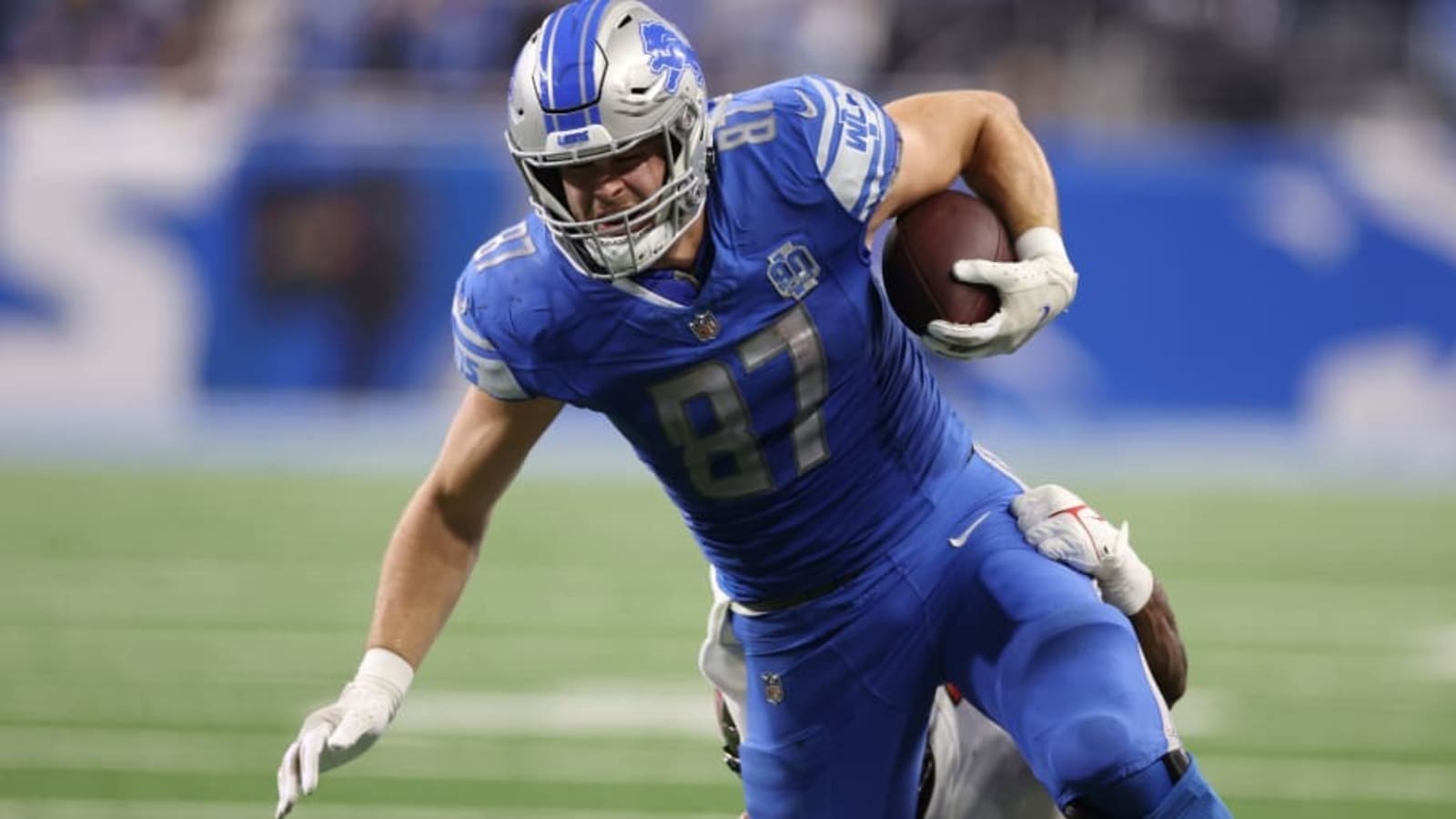 Sam LaPorta nearly in tier of his own among tight ends in PFF fantasy rankings