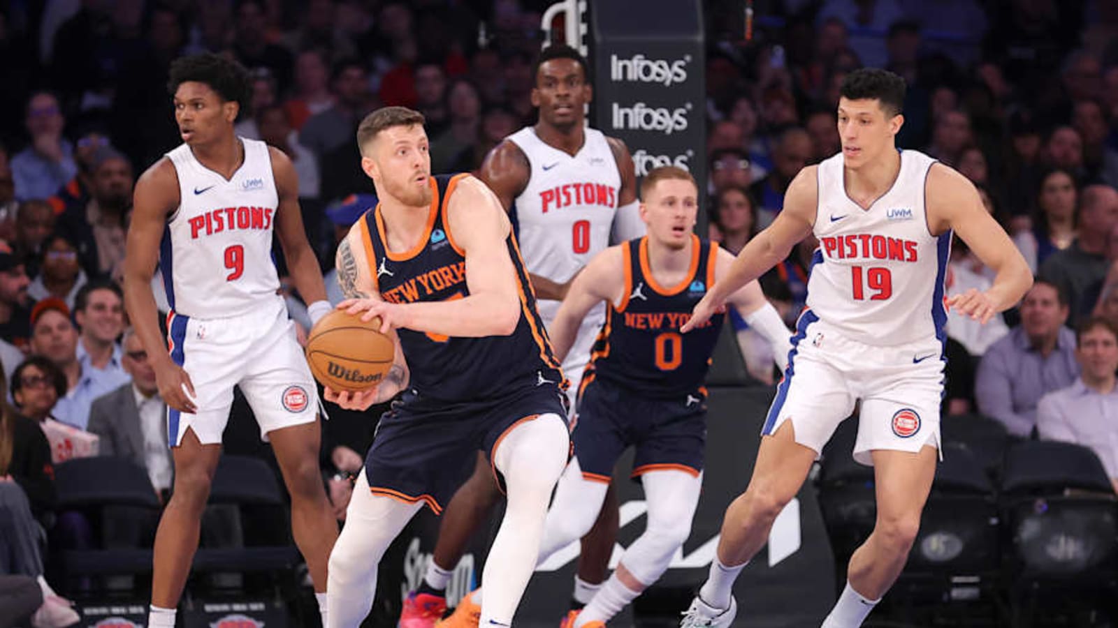 Detroit Pistons Shooter Labeled Potential Knicks Trade Target