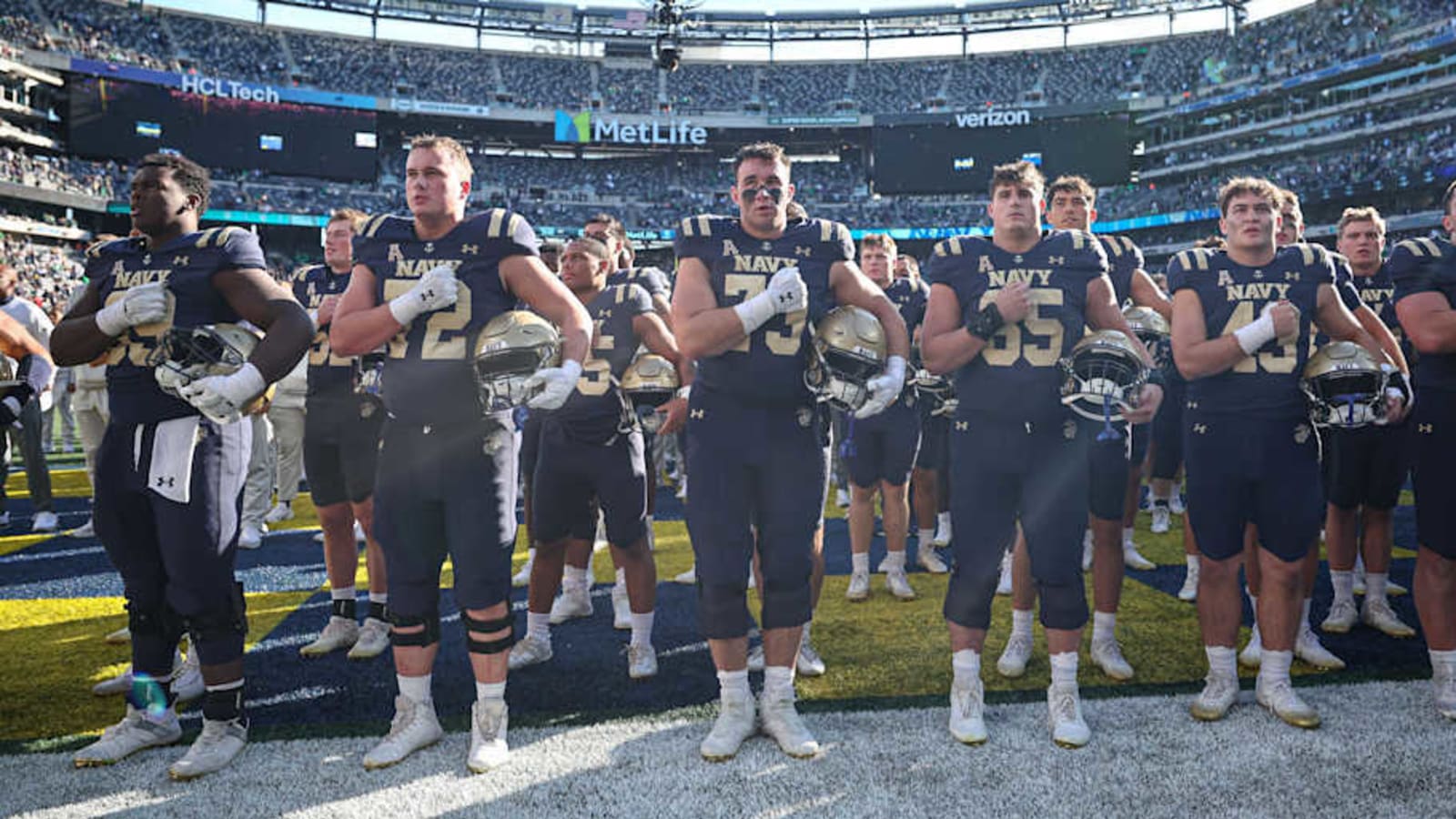 Navy & Notre Dame Will Play at New England&#39;s Gillette Stadium in 2026
