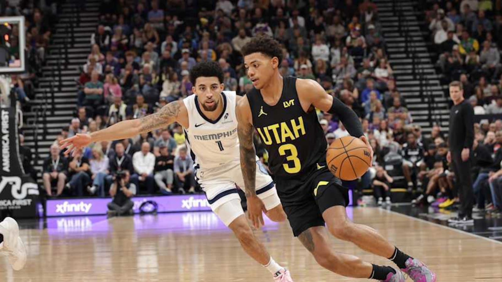 Jazz Announce Keyonte George Official Status vs. Grizzlies