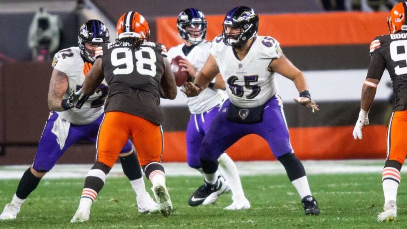 Ravens OC Shuts Down O-Line Concerns