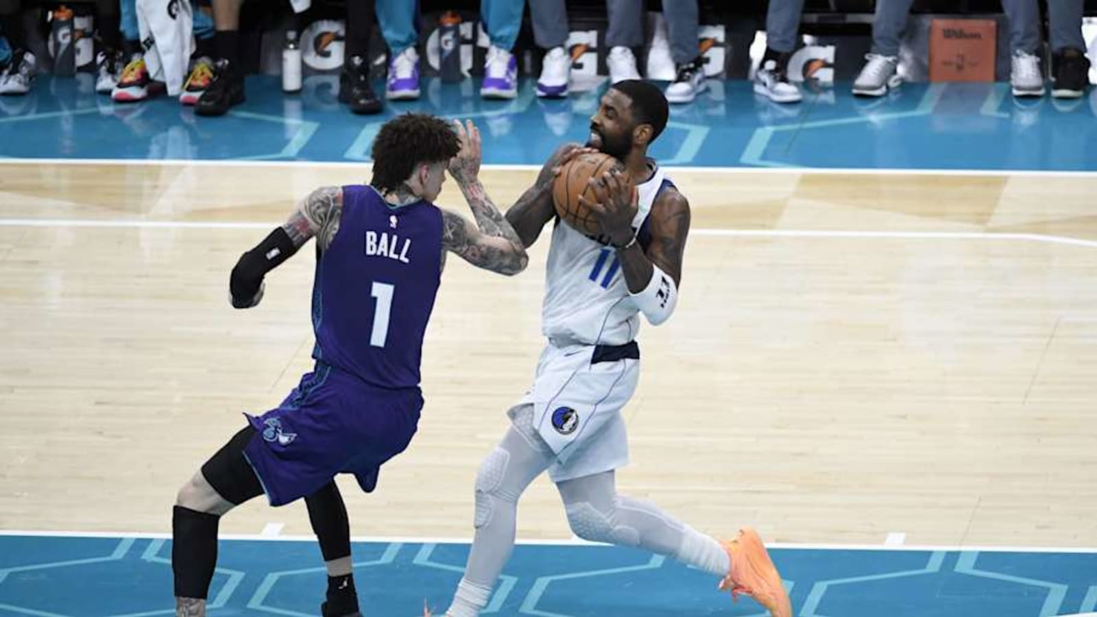 LaMelo Ball featured in blockbuster three-team mock trade with Kyrie Irving and Lakers