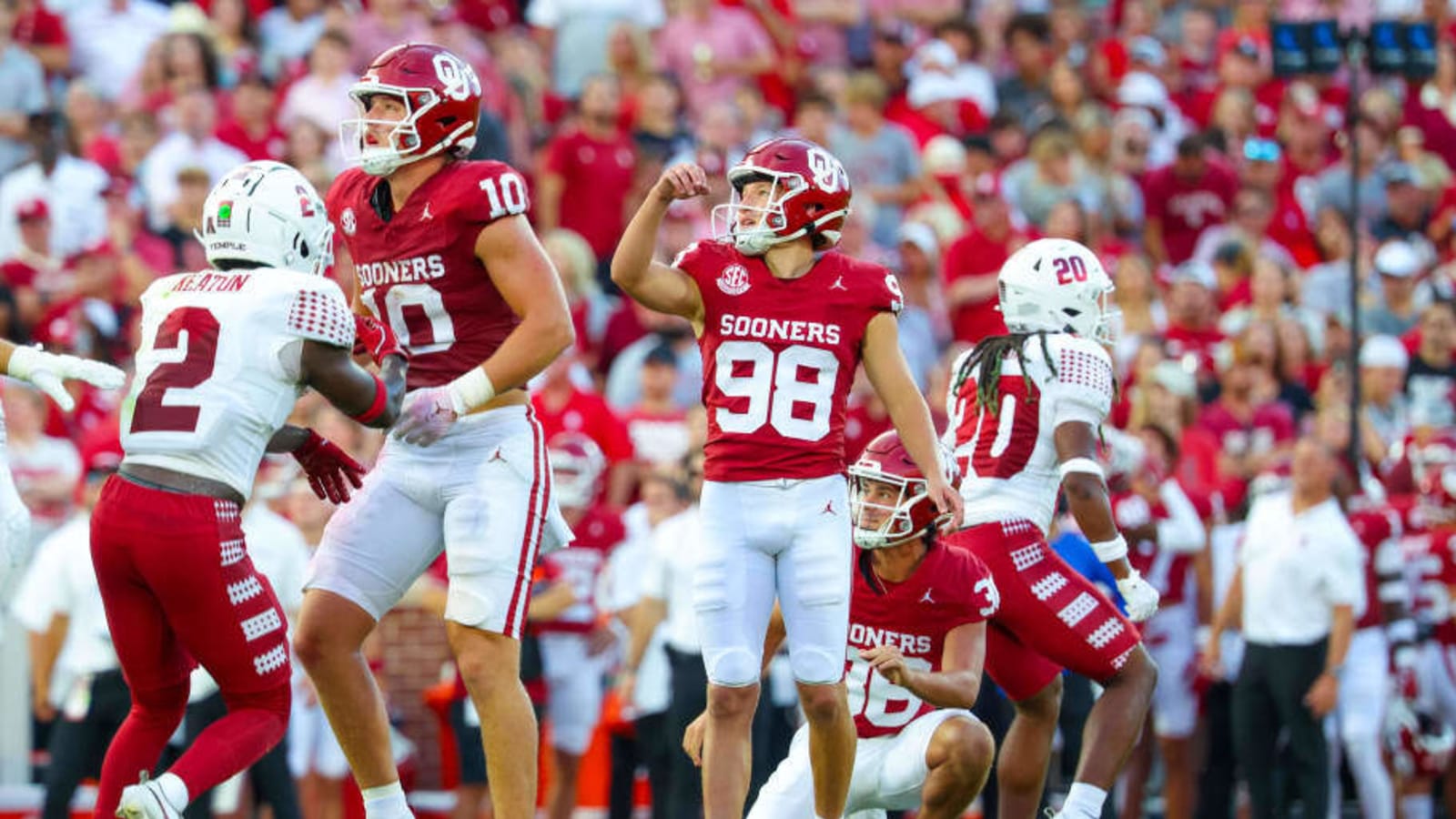 In His First Real Shot at the FBS Level, Kicker Tyler Keltner Was Perfect for Oklahoma