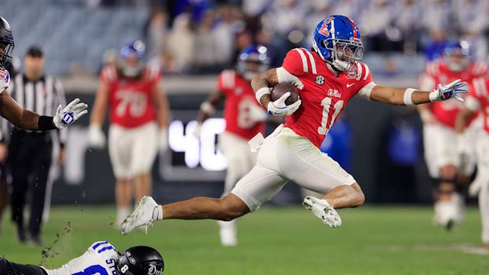&#39;Do It For The Fans&#39;: Ole Miss WR Jordan Watkins Discusses Rebel Legacy