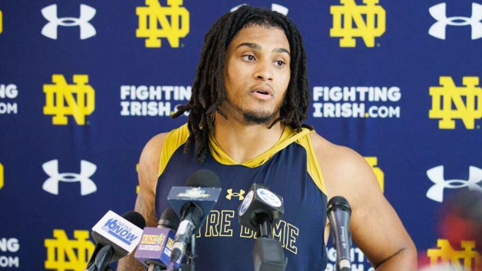 Xavier Watts Discusses Maturing at Notre Dame
